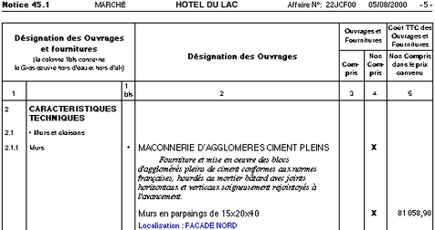 batimax: notice de chantier